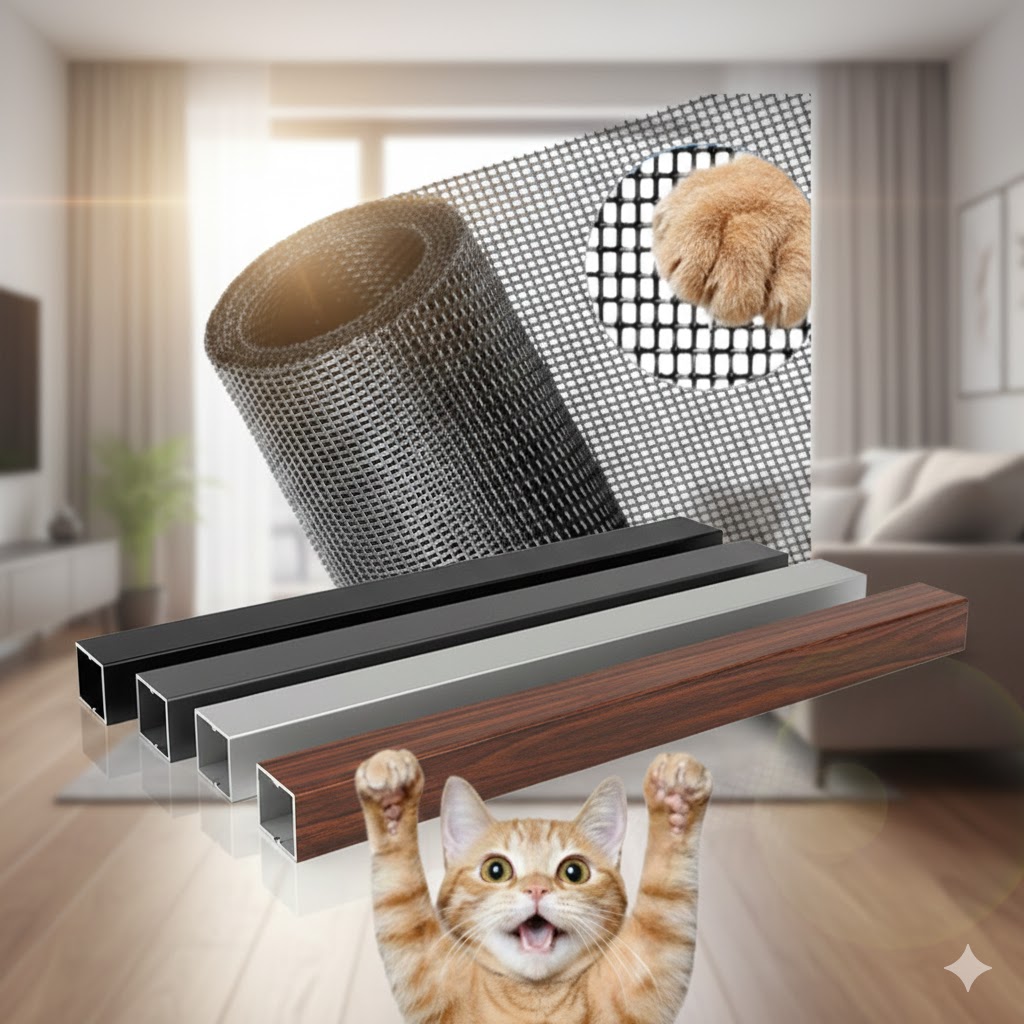 Ankara Paslanmaz Pet Kedi Sinekliği Tülü - Pençeye Dayanıklı